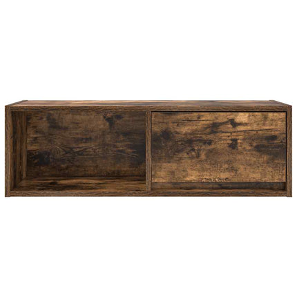 tv-skabe 2 stk. 80x31x25,5 cm konstrueret træ røget egetræ