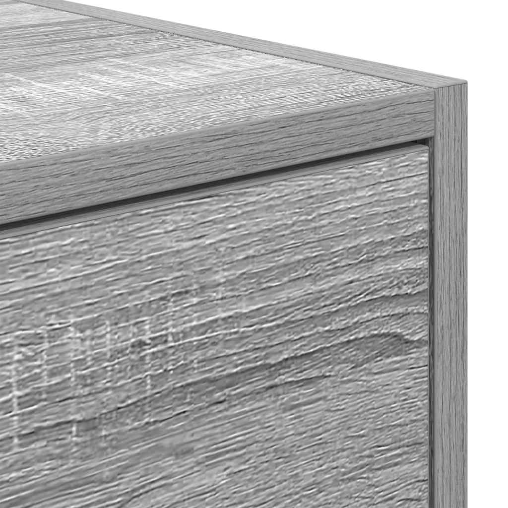 tv-borde 2 stk. 100x31x25,5 cm konstrueret træ grå sonoma-eg