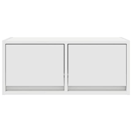 tv-borde 2 stk. 60x31x25,5 cm konstrueret træ hvid