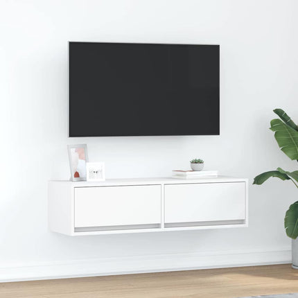 TV-skab 100 x 31 x 25,5 cm Hvid Konstrueret træ