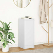 skænk 29,5x34x76 cm konstrueret træ hvid