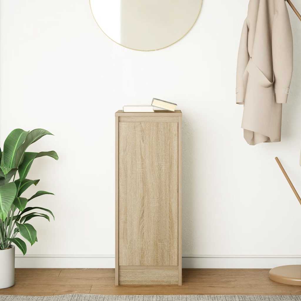 skænk 29,5x34x76 cm konstrueret træ sonoma-eg