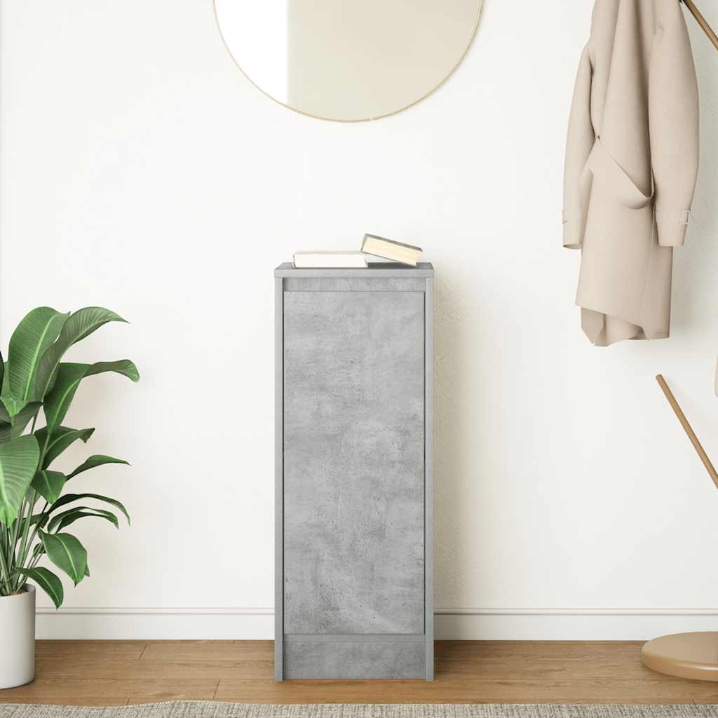 skænk 29,5x34x76 cm konstrueret træ betongrå