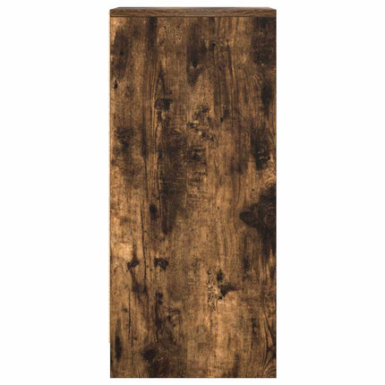 skænk 29,5x34x76 cm konstrueret træ røget egetræsfarve
