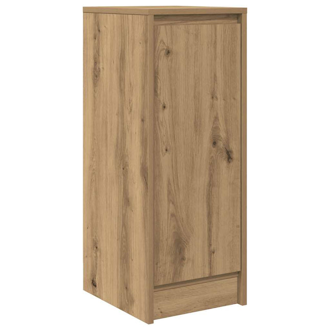 skænk 29,5x34x76 cm konstrueret træ kunsteg