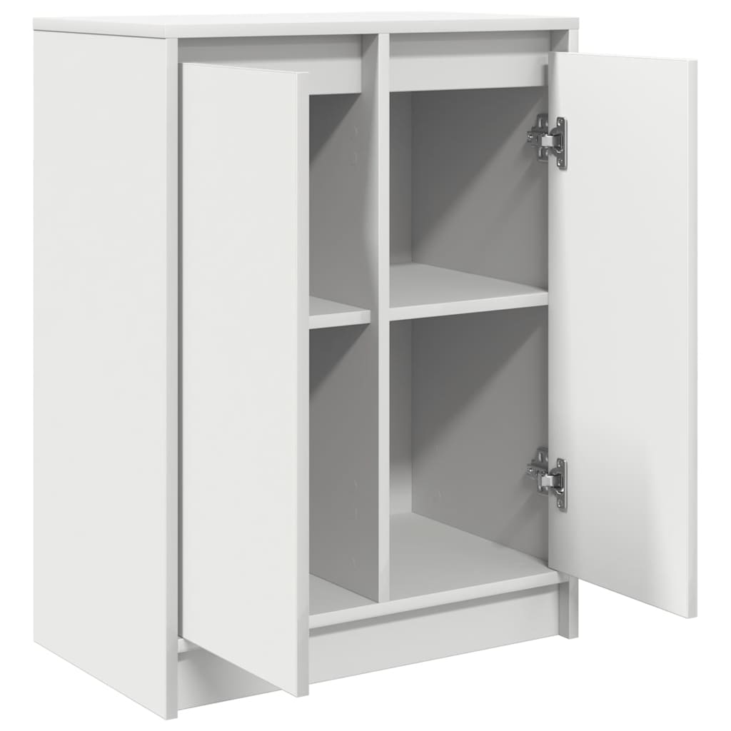 skænk 57x34x76 cm konstrueret træ hvid