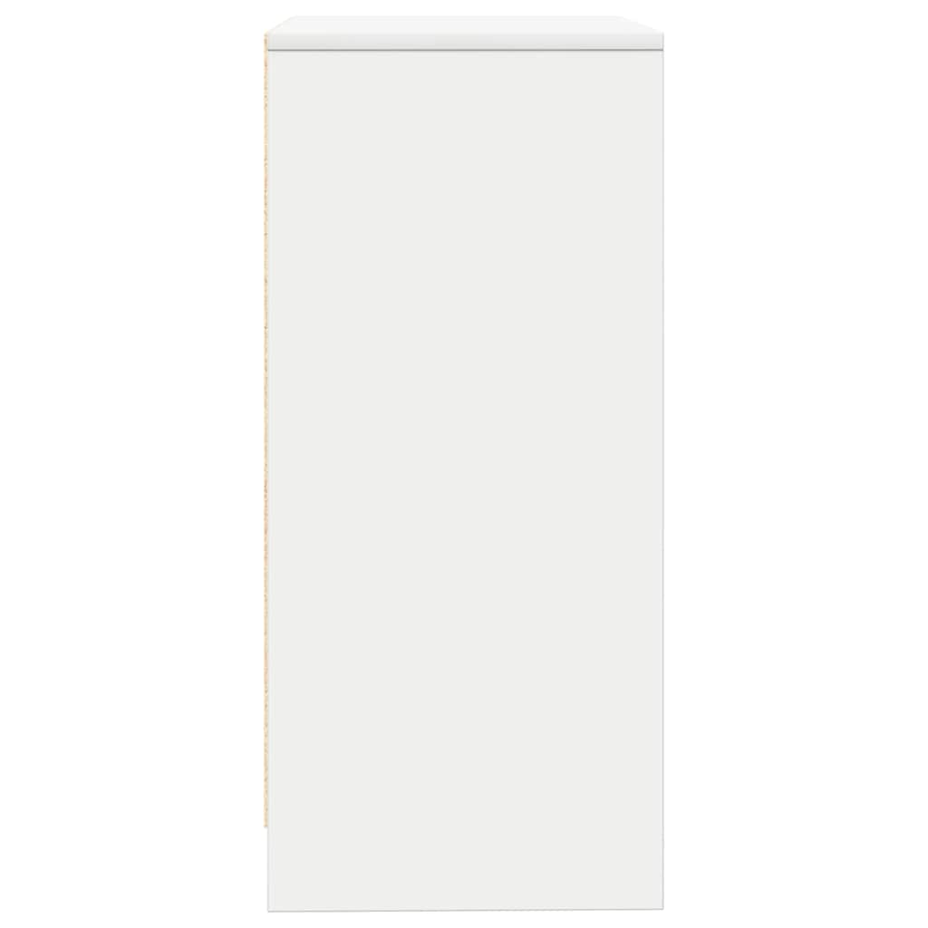 skænk 57x34x76 cm konstrueret træ hvid