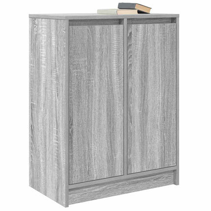 skænk 57x34x76 cm konstrueret træ grå sonoma-eg