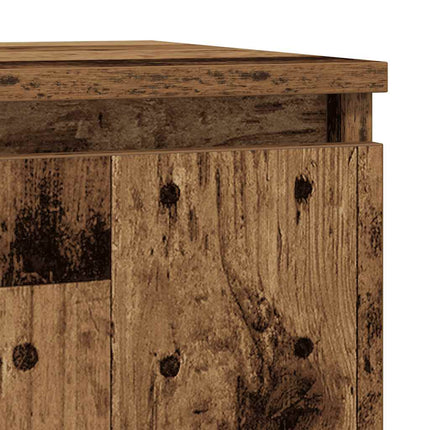 skænk 57x34x76 cm konstrueret træ antikt træ