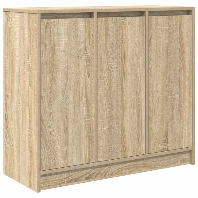 skænk 85x34x76 cm konstrueret træ sonoma-eg