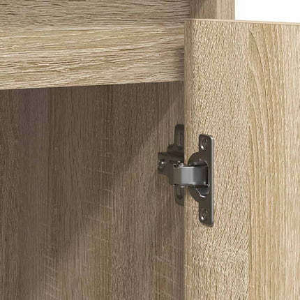 skænk 85x34x76 cm konstrueret træ sonoma-eg