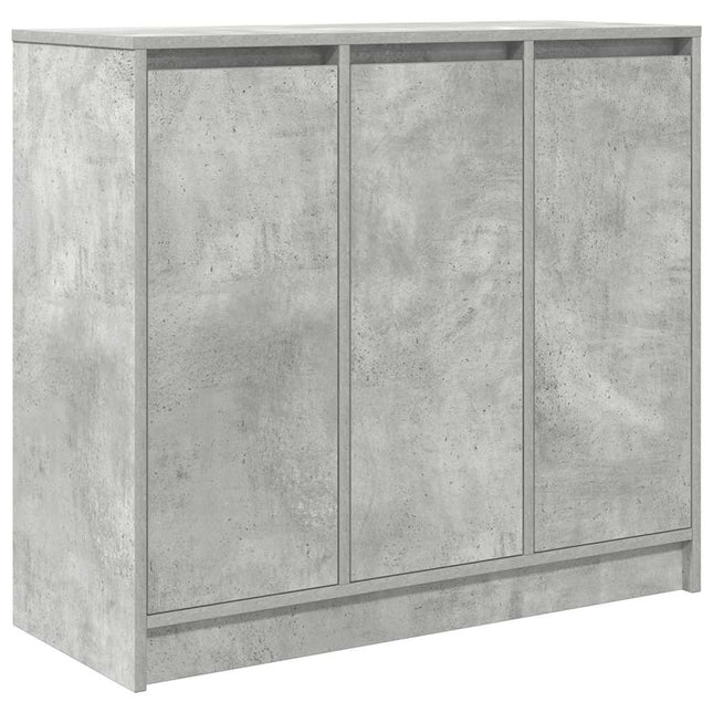 skænk 85x34x76 cm konstrueret træ betongrå