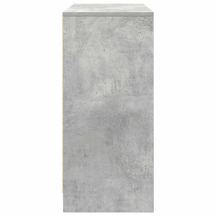 skænk 85x34x76 cm konstrueret træ betongrå