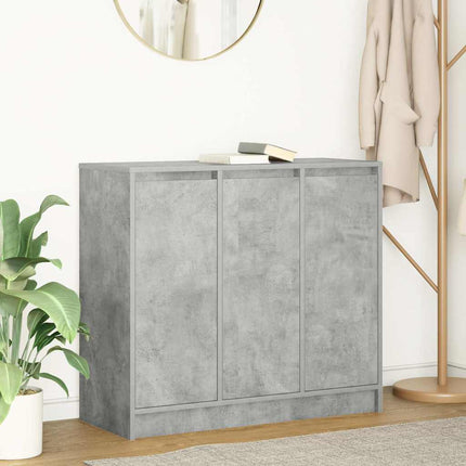 skænk 85x34x76 cm konstrueret træ betongrå