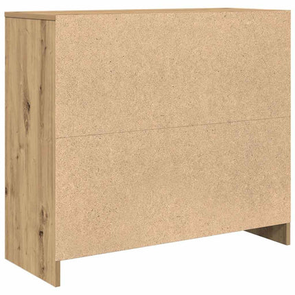 skænk 85x34x76 cm konstrueret træ kunsteg