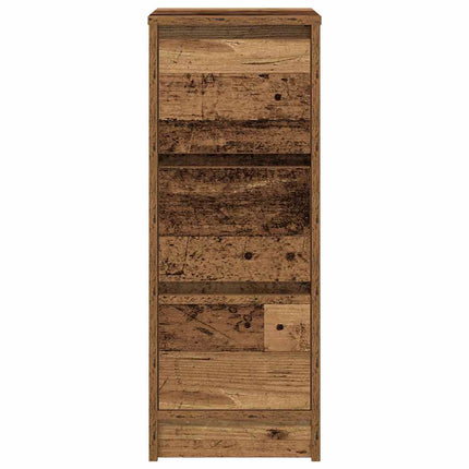 skænk 29,5x34x76 cm konstrueret træ antikt trælook