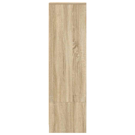 højskab 29,5x34x119,5 cm konstrueret træ sonoma-eg