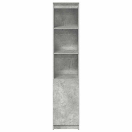 højskab 37,5x35x180 cm konstrueret træ betongrå