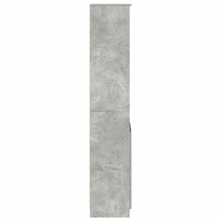 højskab 37,5x35x180 cm konstrueret træ betongrå