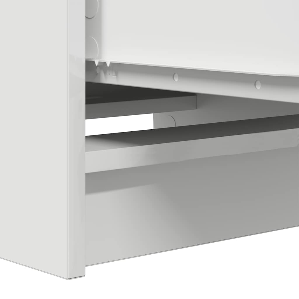 skænk 37,5x35x99 cm konstrueret træ hvid