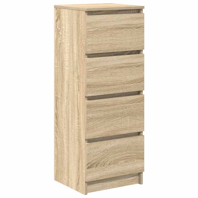 skænk 37,5x35x99 cm konstrueret træ sonoma-eg