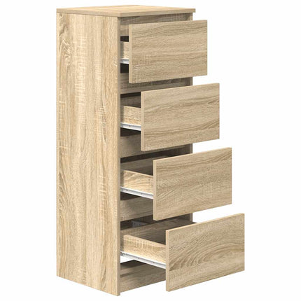 skænk 37,5x35x99 cm konstrueret træ sonoma-eg