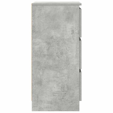 skænk 37,5x35x76 cm konstrueret træ betongrå
