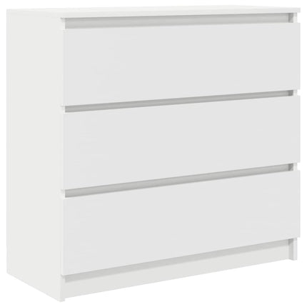 skab 80x35x76 cm konstrueret træ hvid