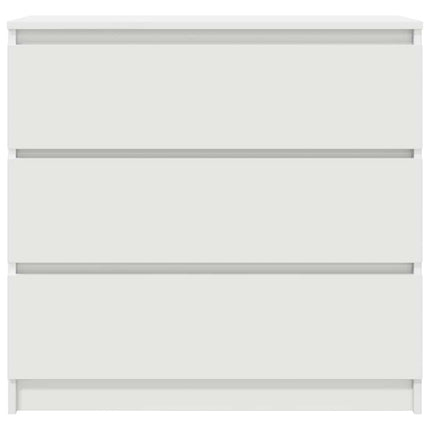 skab 80x35x76 cm konstrueret træ hvid