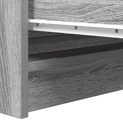 skænk 80x35x76 cm konstrueret træ grå sonoma-eg