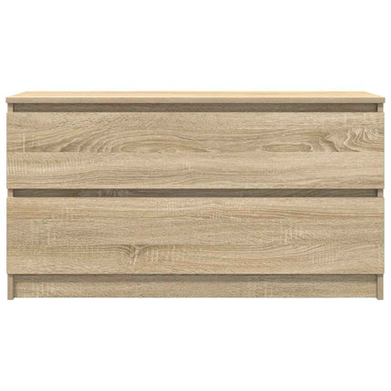 tv-bord 100x35x54 cm konstrueret træ sonoma-eg