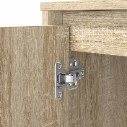 skrivebord 120x42x76 cm konstrueret træ sonoma-eg