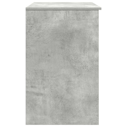 skrivebord 86x49x76 cm konstrueret træ betongrå