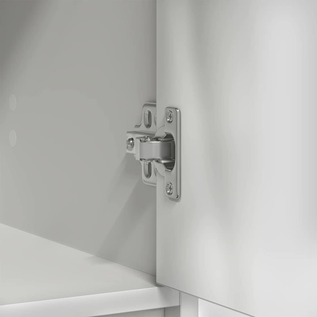 skænk med skuffer og låger 73x31x90 cm hvid