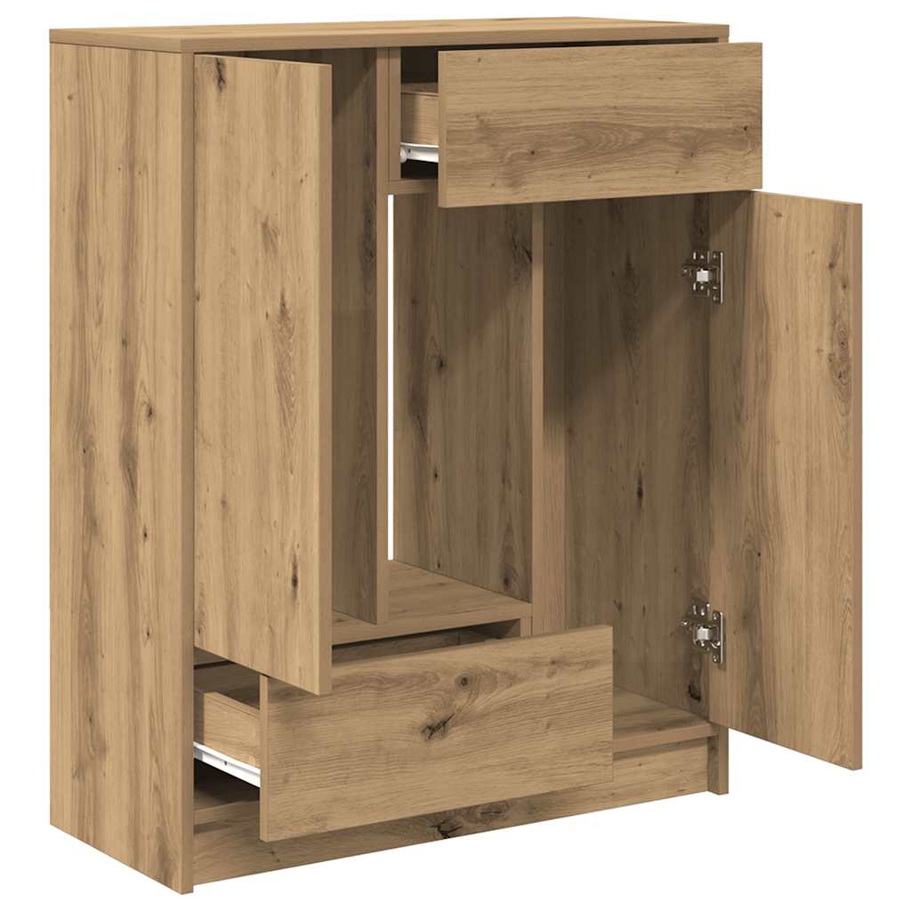 skænk med skuffer og låger 73x31x90 cm kunsteg