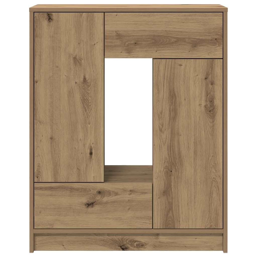 skænk med skuffer og låger 73x31x90 cm kunsteg