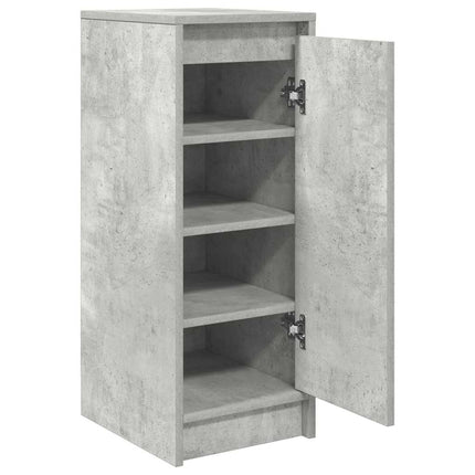 skoreol 29,5x34x76 cm konstrueret træ betongrå