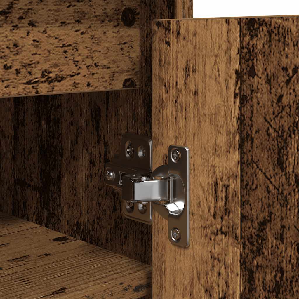 skoreol 29,5x34x76 cm konstrueret træ gammelt træ-look