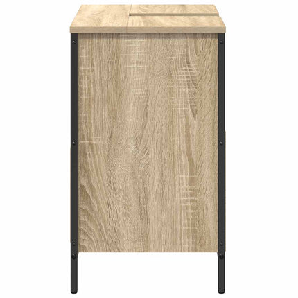 håndvaskskab med skuffer 60x34,5x60 cm sonoma-eg