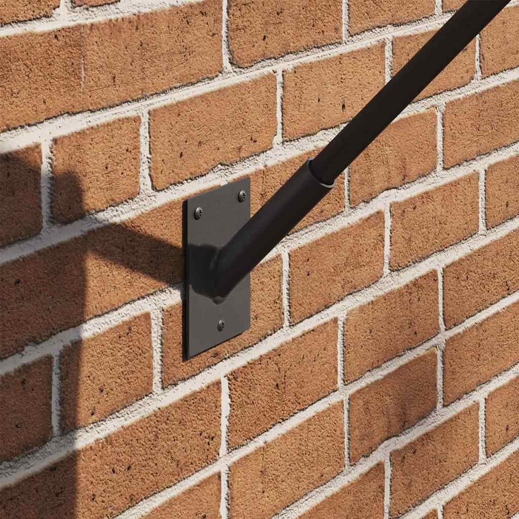 Flagstangs holder Sort 10.5 x 7.5 cm Stål