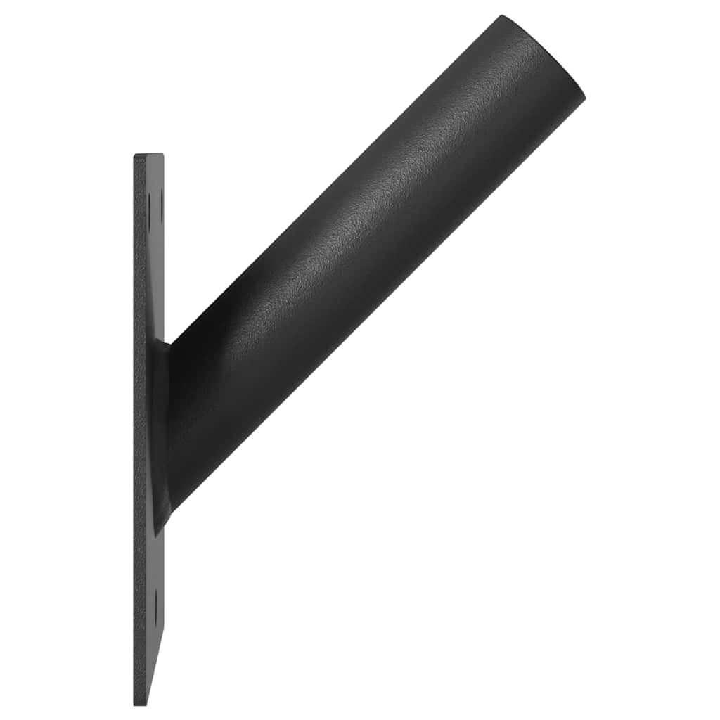 Flagstangs holder Sort 10.5 x 7.5 cm Stål