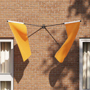 Flagstangs holder Sort 11.5 x 7.5 cm Stål