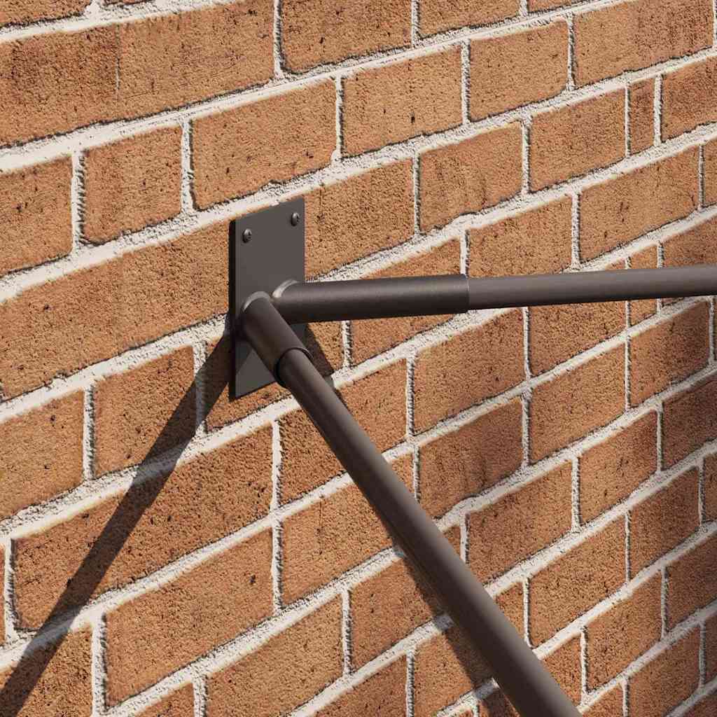 Flagstangs holder Sort 11.5 x 7.5 cm Stål