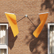 Flagstangs holder Sølv 11.5 x 7.5 cm Stål