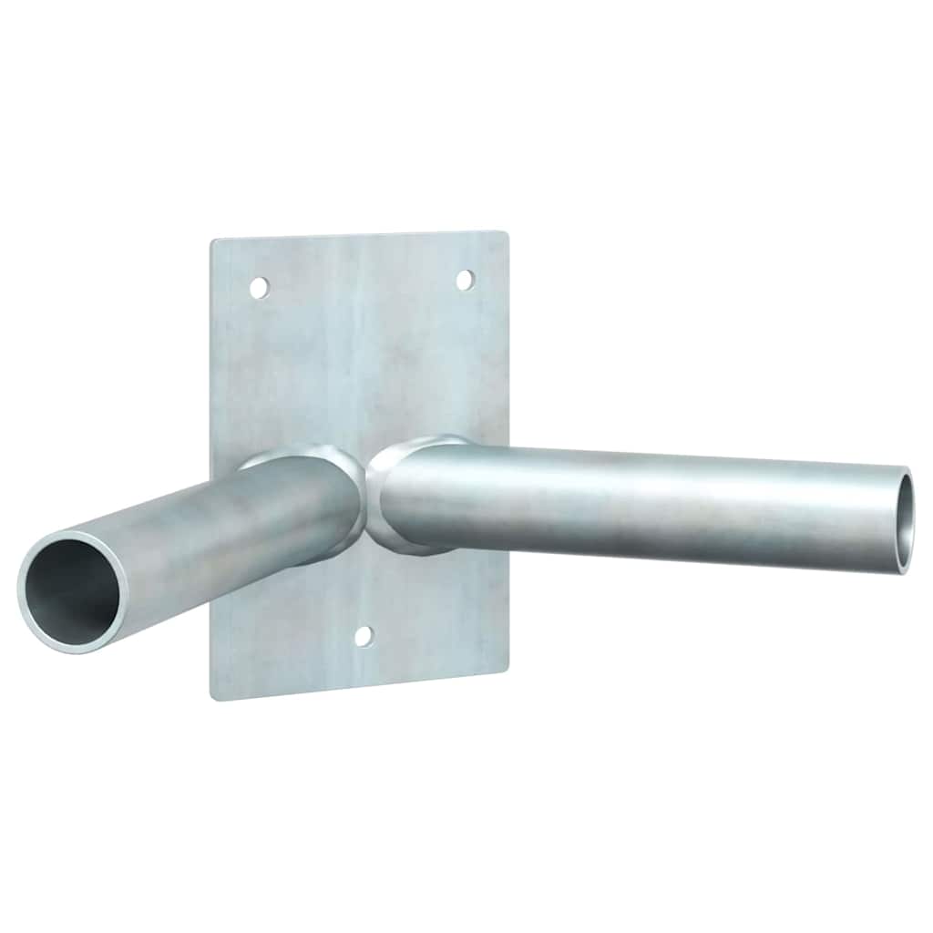 Flagstangs holder Sølv 11.5 x 7.5 cm Stål