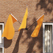 Flagstangs holder Sort 10.5 x 7.5 cm Stål