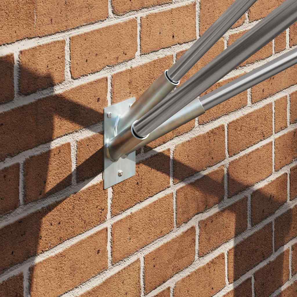 Flagstangs holder Sølv 10.5 x 7.5 cm Stål