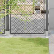stolpefødder firkantet 4 stk. 71x71 mm galvaniseret stål