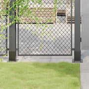 stolpefødder firkantet 4 stk. 81x81 mm pulverlakeret stål