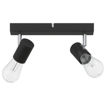 Loftsspot med spotlights Sort 26 x 6,5 x 11,5 cm Metal